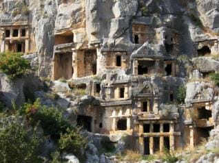 Lycian Tombs of Myra and Kekova Sunken City tour from Belek